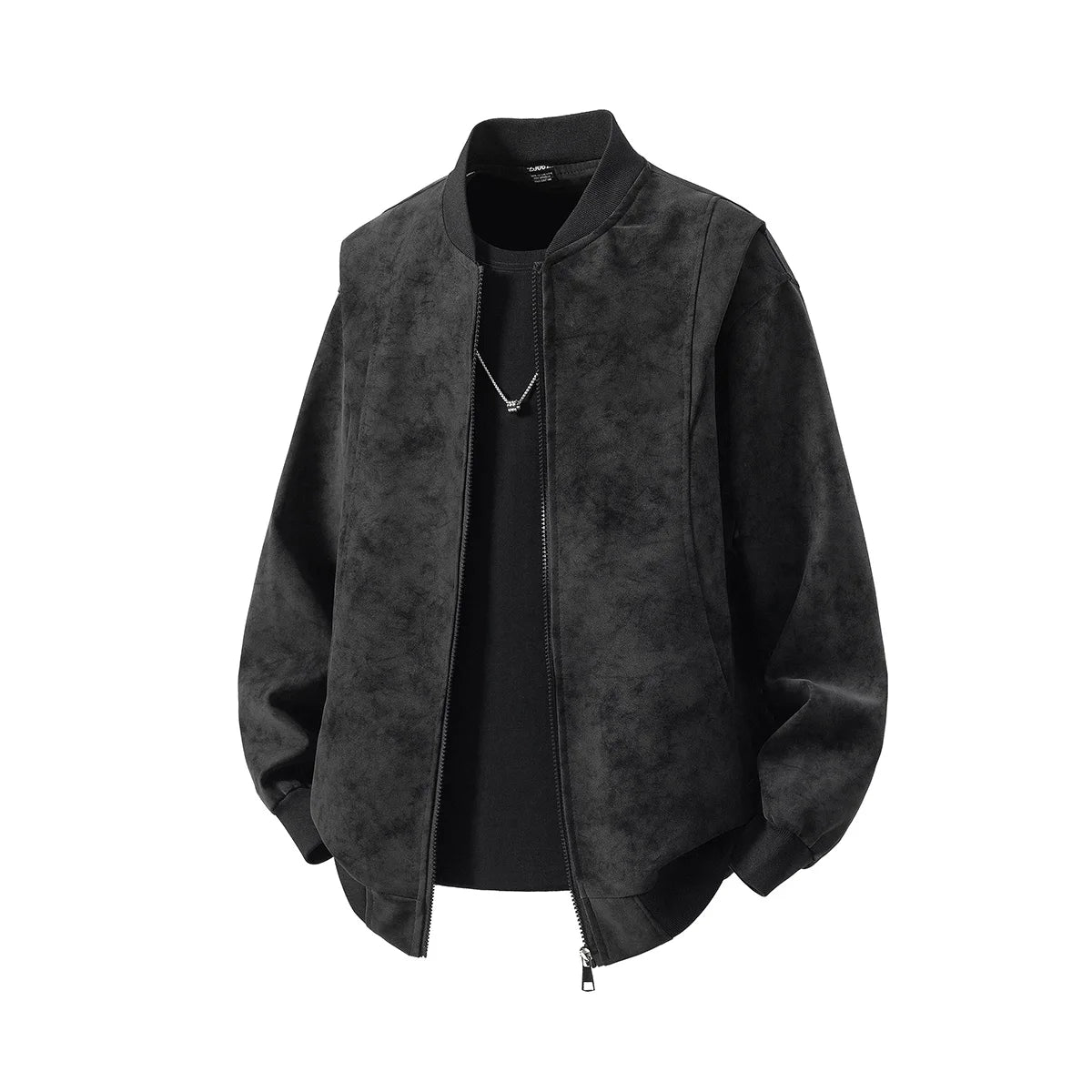 Vintage Faux Leather Jacket Mens Chaqueta Cuero Moto 2026 Oversized Streetwear Hipster Stand Collar Punk Man Designer Jacket 5XL