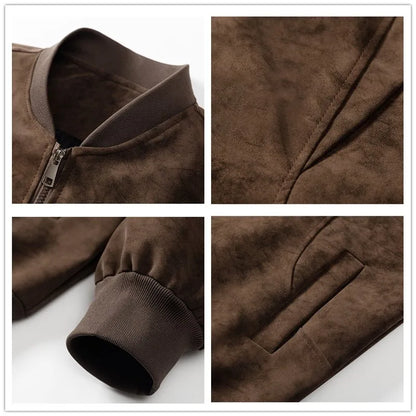 Vintage Faux Leather Jacket Mens Chaqueta Cuero Moto 2026 Oversized Streetwear Hipster Stand Collar Punk Man Designer Jacket 5XL