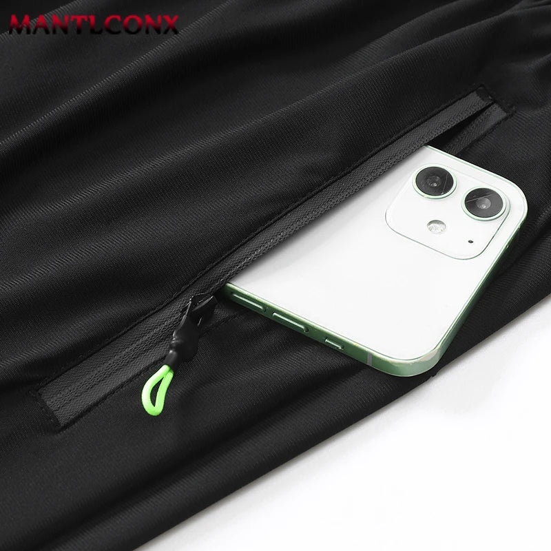 Summer Men's Sport Shorts Cool Sportswear Running Shorts Casual Bottoms Gym Fitness Training Jogging Short Pants Men Black Gray