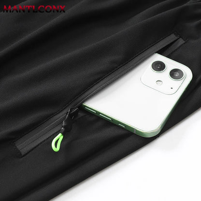 Summer Men's Sport Shorts Cool Sportswear Running Shorts Casual Bottoms Gym Fitness Training Jogging Short Pants Men Black Gray